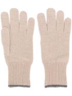 Brunello Cucinelli Cashmere Gloves - Neutrals