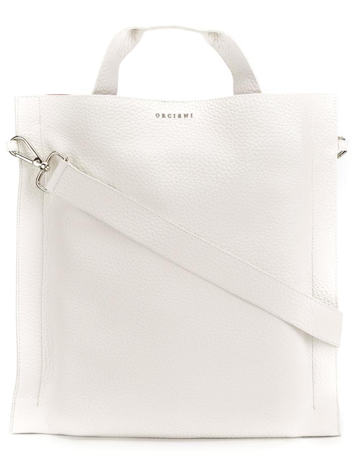 Orciani Shopper Tote - White