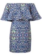 Miahatami - Floral Off Shoulder Dress - Women - Polyester/spandex/elastane - 44, Women's, Polyester/spandex/elastane