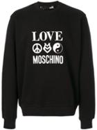 Love Moschino - Love Moschino Printed Sweatshirt - Men - Cotton - S, Black, Cotton