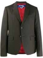 Junya Watanabe Man Plaid Pattern Blazer - Brown