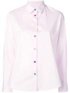 Ps Paul Smith Plain Button Shirt - Pink