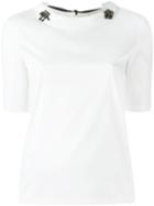 's Max Mara Embellished Neck T-shirt