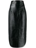 A.w.a.k.e. Mode Fitted Midi Skirt - Black