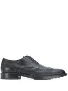 Tod's Bi-texture Brogues - Black
