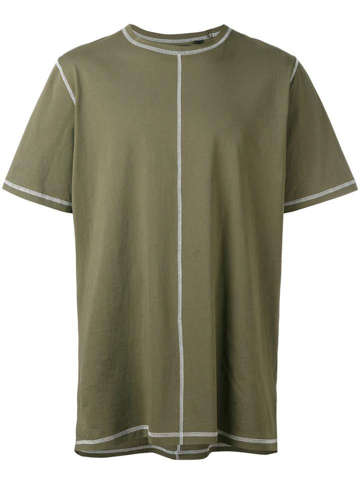 Blood Brother - Eight Pm T-shirt - Men - Cotton - Xl, Green, Cotton