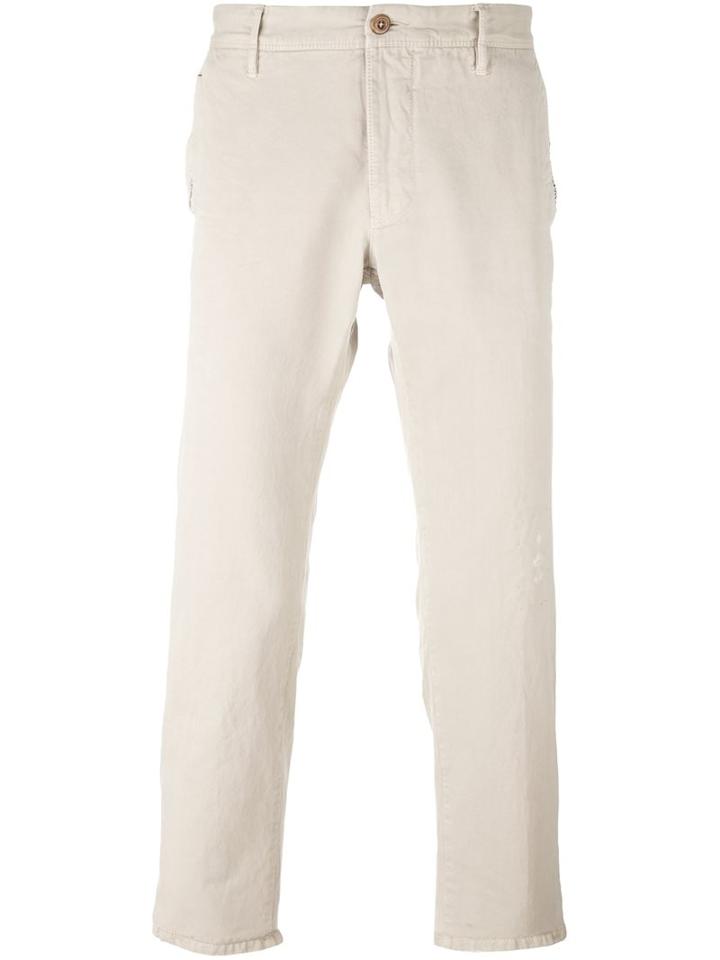 Incotex Patch Embroidered Chinos
