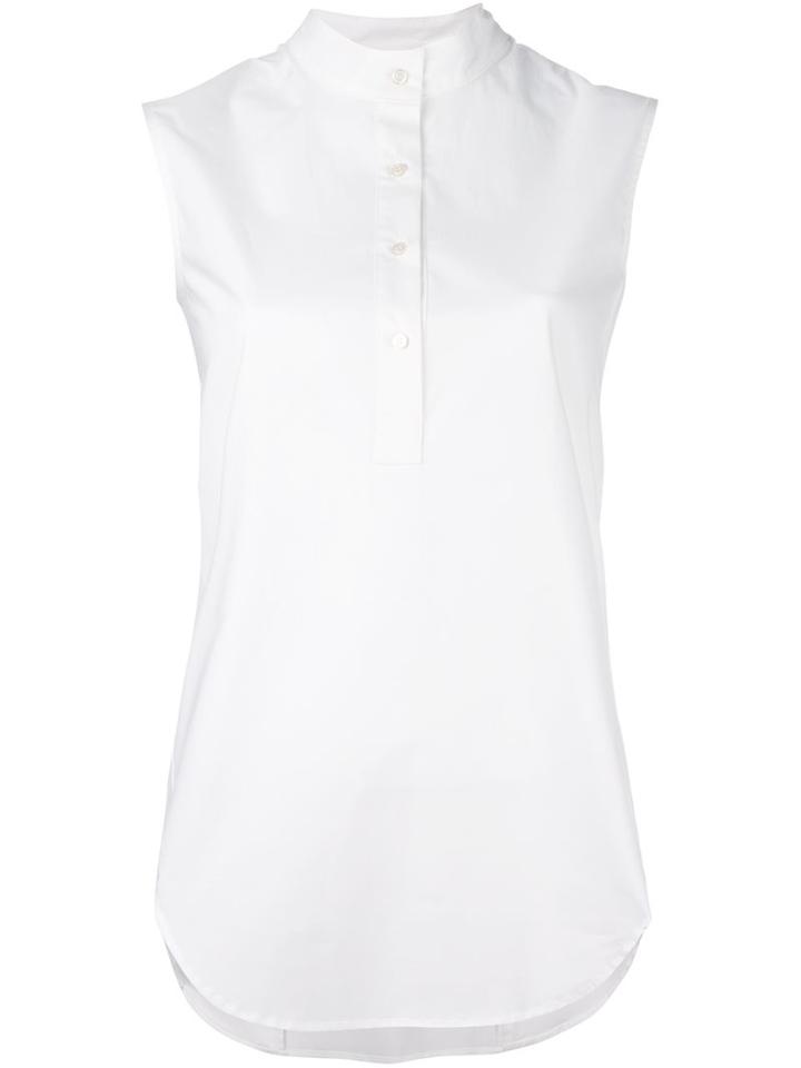 Io Ivana Omazic Mandarin Neck Sleeveless Shirt