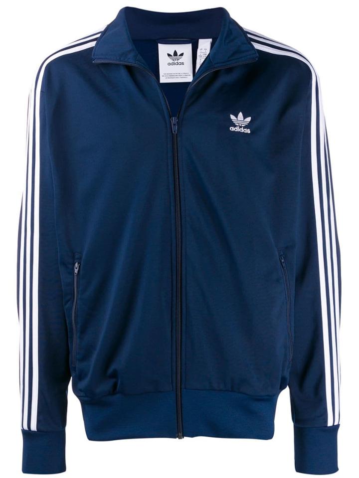 Adidas Stripe Detail Jacket - Blue