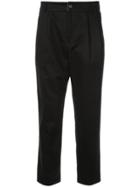 Loveless Cropped Trousers - Black