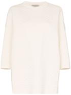 Vika Gazinskaya Quilted Cotton Blend Top - White