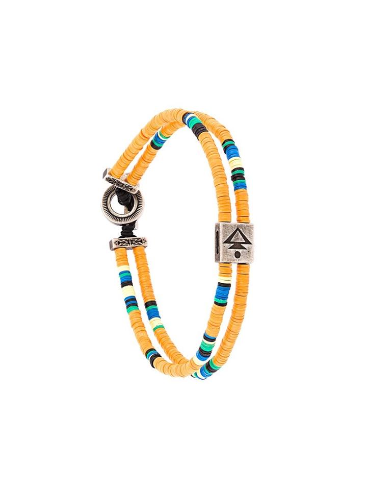 M. Cohen Tribal Bracelet, Men's, Size: Medium, Yellow/orange