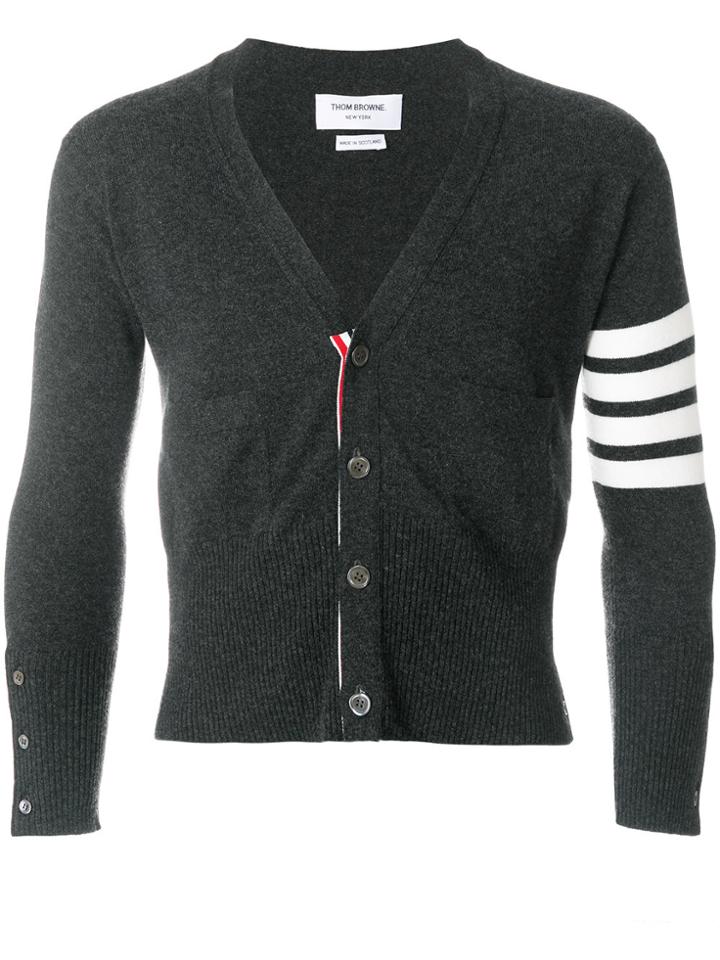 Thom Browne Cashmere Button-down Cardigan - Grey