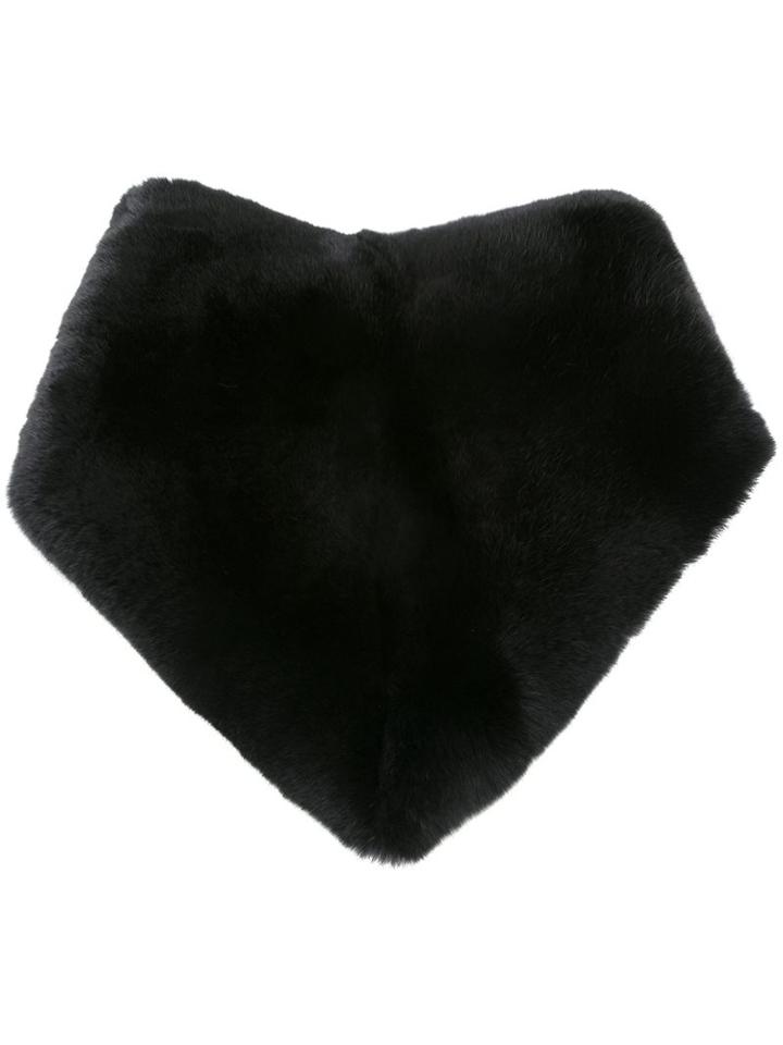 Max Mara Trinagular Fur Collar
