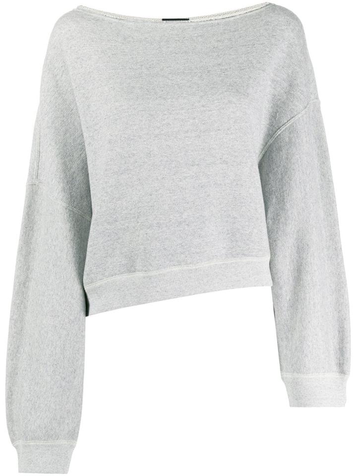 R13 Boat Neck Sweatshirt - Grey