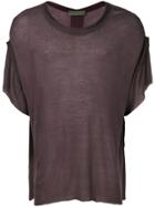 Di Liborio Oversized T-shirt - Pink & Purple