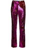 Rachel Gilbert Addie Sequin Trousers - Purple