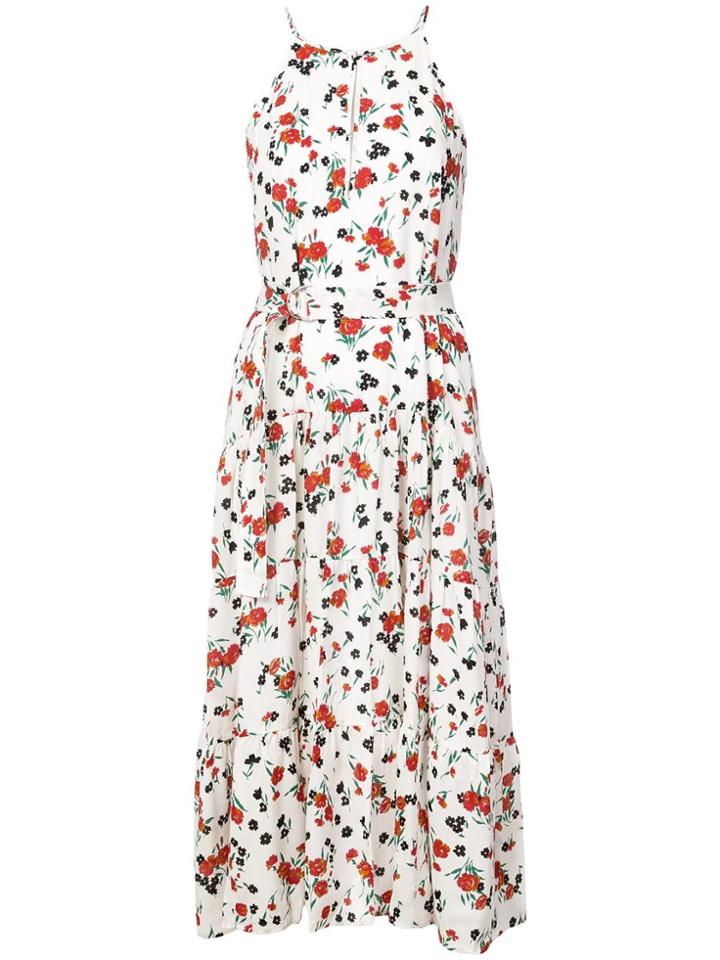 A.l.c. Floral Print Dress - White