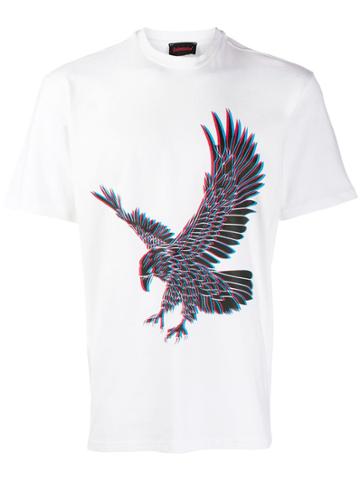 Intoxicated 3d Eagle T-shirt - White