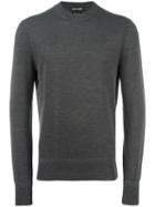 Tom Ford - Crew Neck Jumper - Men - Silk/wool - 52, Grey, Silk/wool