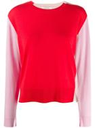 Dorothee Schumacher Colour Block Knitted Top - Red