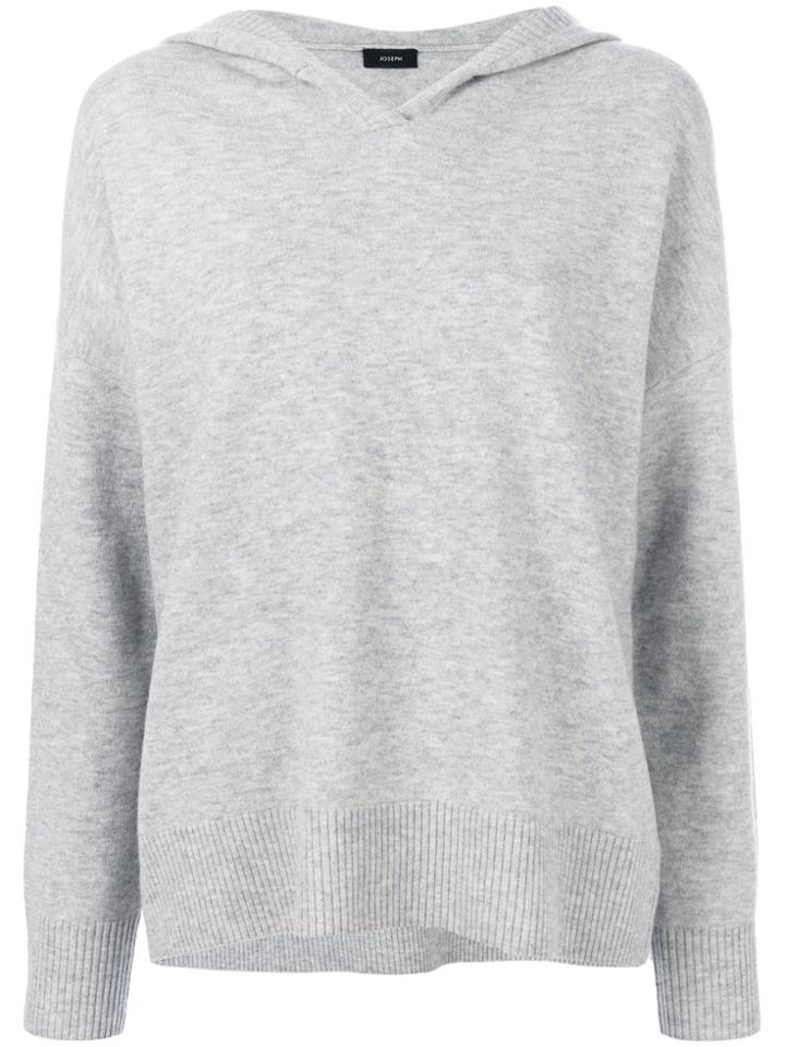 Joseph Knitted Hoodie - Grey