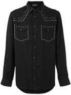 Laneus - Texan Style Shirt - Men - Tencel - 48, Black, Tencel