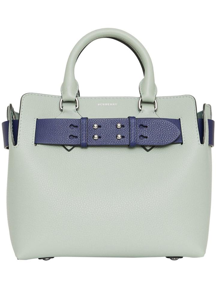 Burberry The Small Leather Belt Bag - Grey