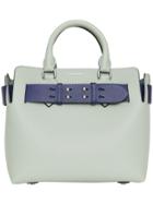 Burberry The Small Leather Belt Bag - Grey