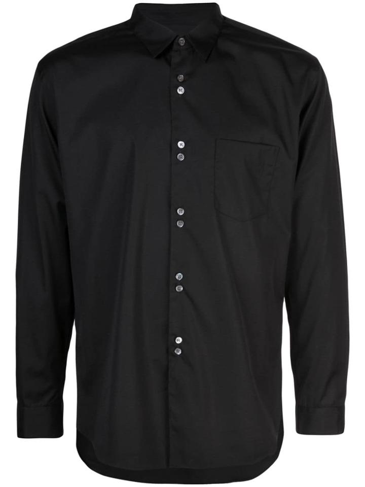 Comme Des Garçons Shirt Double Button Shirt - Black