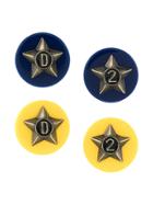 Dsquared2 Star Earrings - Yellow & Orange