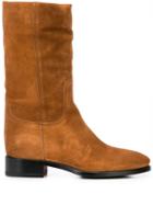 Santoni Mid-calf Boots - Brown