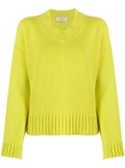 Pringle Of Scotland Cashmere Long-sleeve Sweater - Green