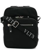 Valentino Logo Shoulder Bag - Black