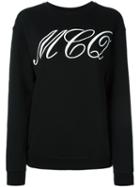 Mcq Alexander Mcqueen Tattoo Print Sweatshirt, Women's, Size: Xs, Black, Cotton