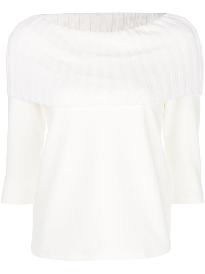 Twin-set Short-sleeve Top - White