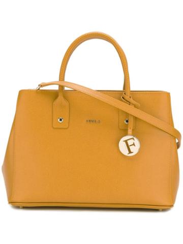 Furla 'linda' Tote, Women's, Yellow/orange, Leather