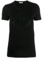 Moncler Large Chest Logo T-shirt - Black