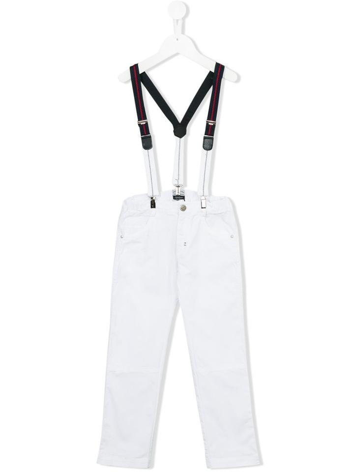 Lapin House Brace Detail Trousers, Boy's, Size: 6 Yrs, White