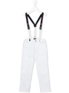 Lapin House Brace Detail Trousers, Boy's, Size: 6 Yrs, White