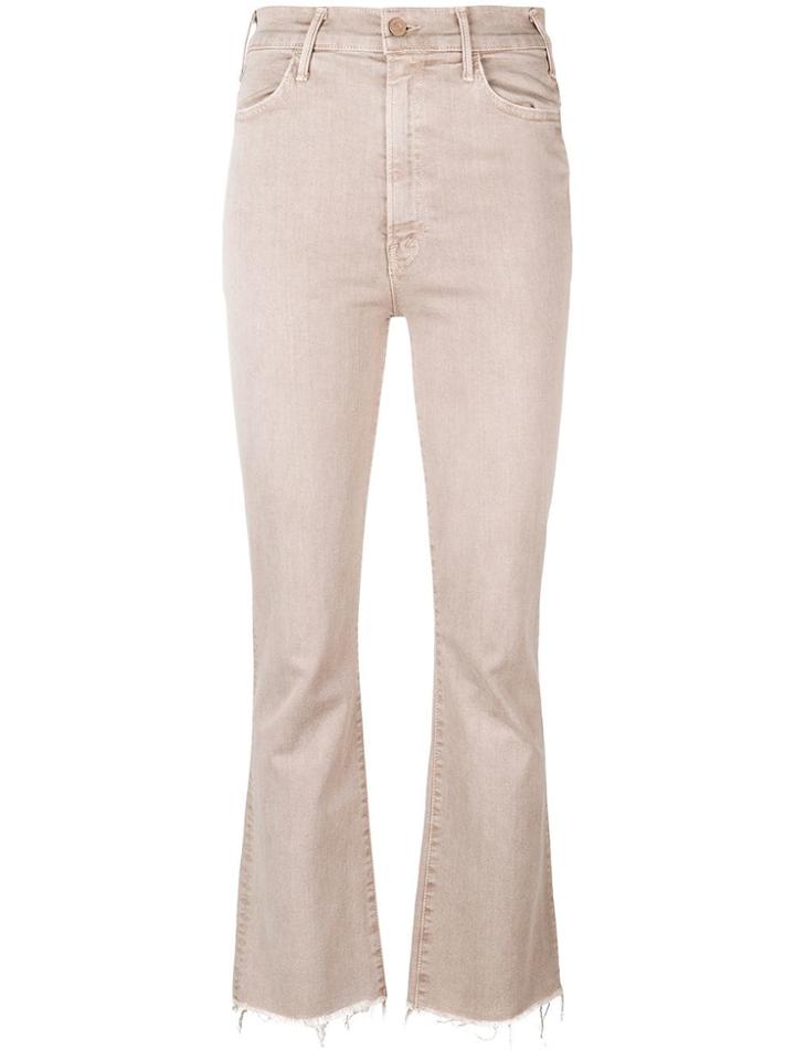 Mother Cropped Jeans - Nude & Neutrals