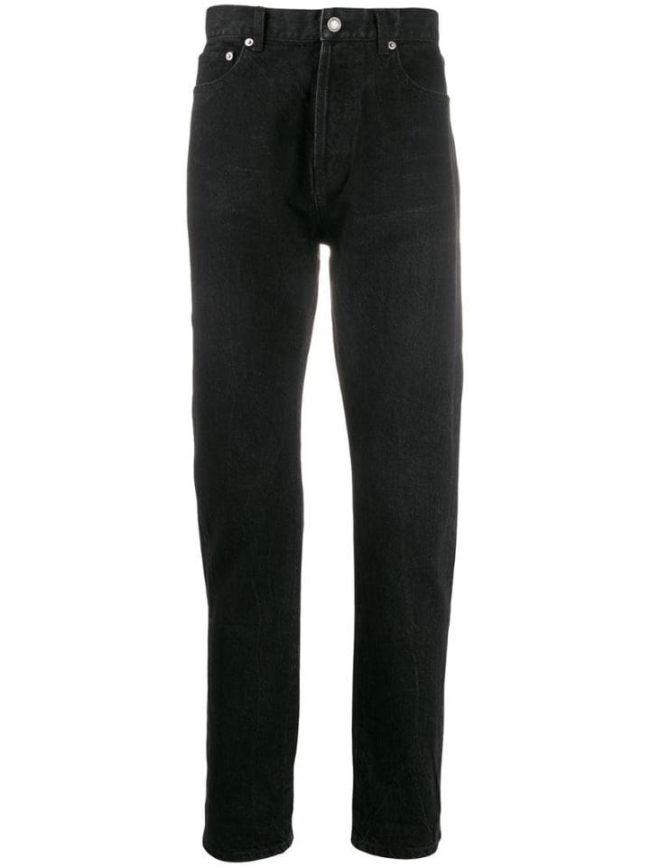 Saint Laurent Eyewear Straight-leg Trousers - Black