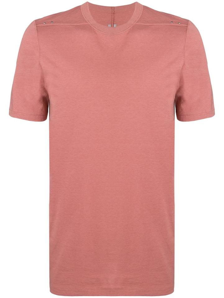 Rick Owens Short-sleeve Fitted T-shirt - Pink