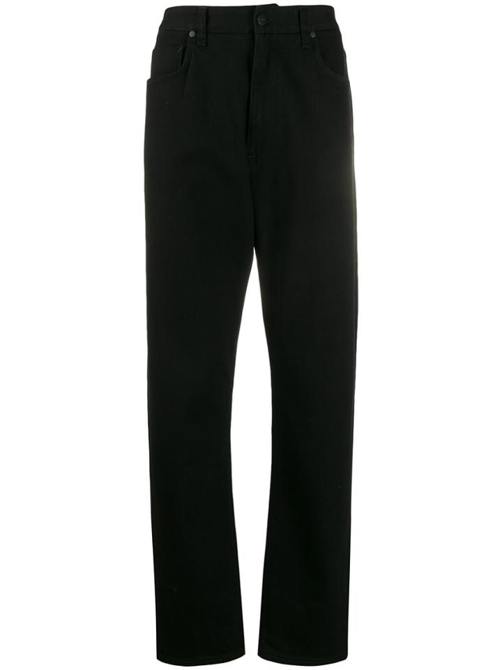 Fendi Straight Fit Futuristic Jeans - Black