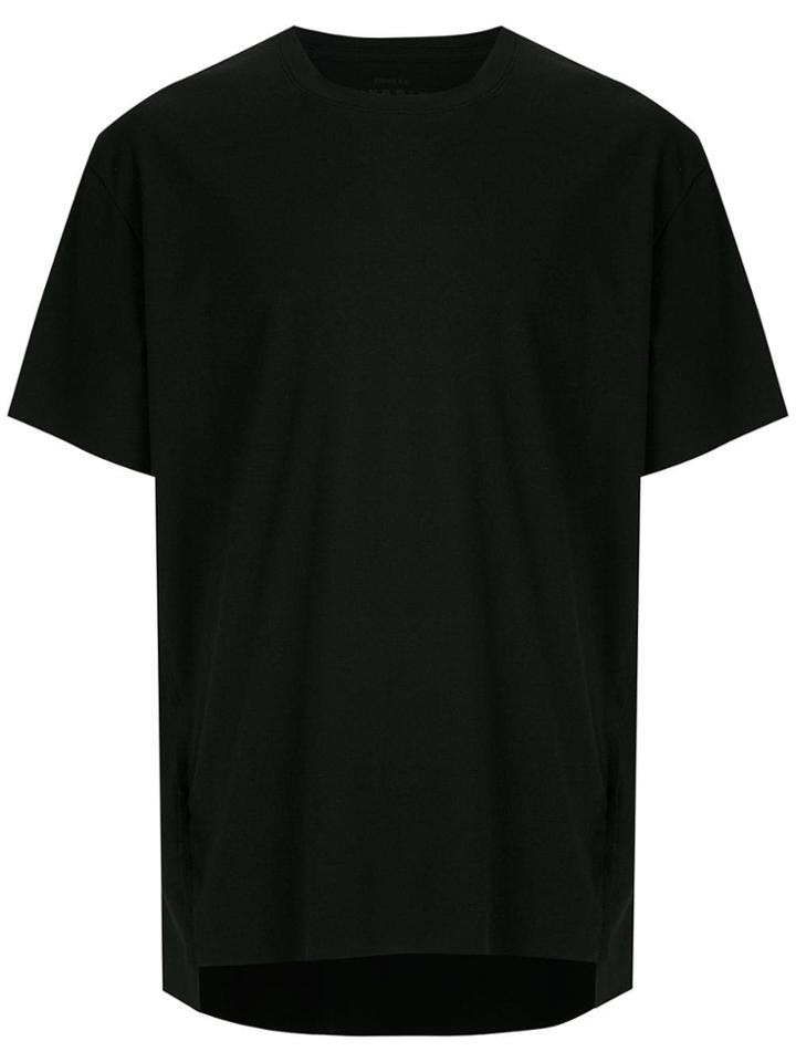 Osklen Eco Overlap Hybrid T-shirt - Black