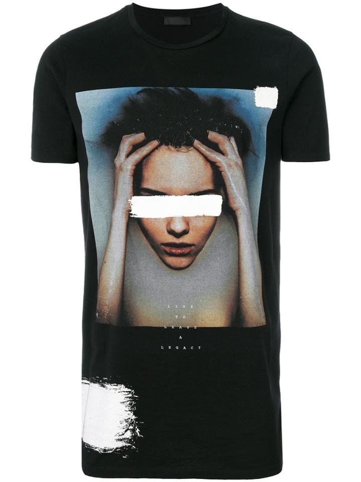 Rh45 Live To Leave A Legacy Printed T-shirt - Black