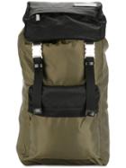 Marni Bi-coloured Nylon Backpack - Green