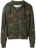 Off-white Camouflage Hoodie - Green