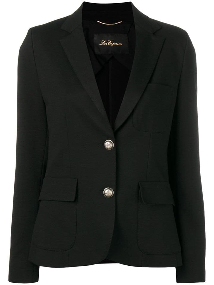 Les Copains Classic Single-breasted Blazer - Black