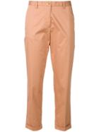 Mauro Grifoni Cropped Fitted Trousers - Nude & Neutrals